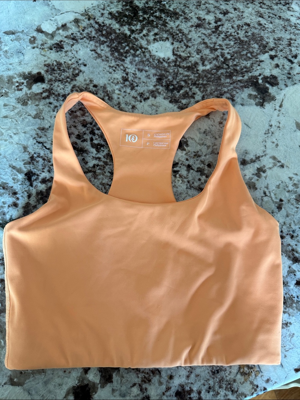 10 Tree Peach Racerback Sports Bra